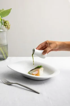 Saucière blanc porcelaine 6 cm Jelly - COOKPLAY Hot