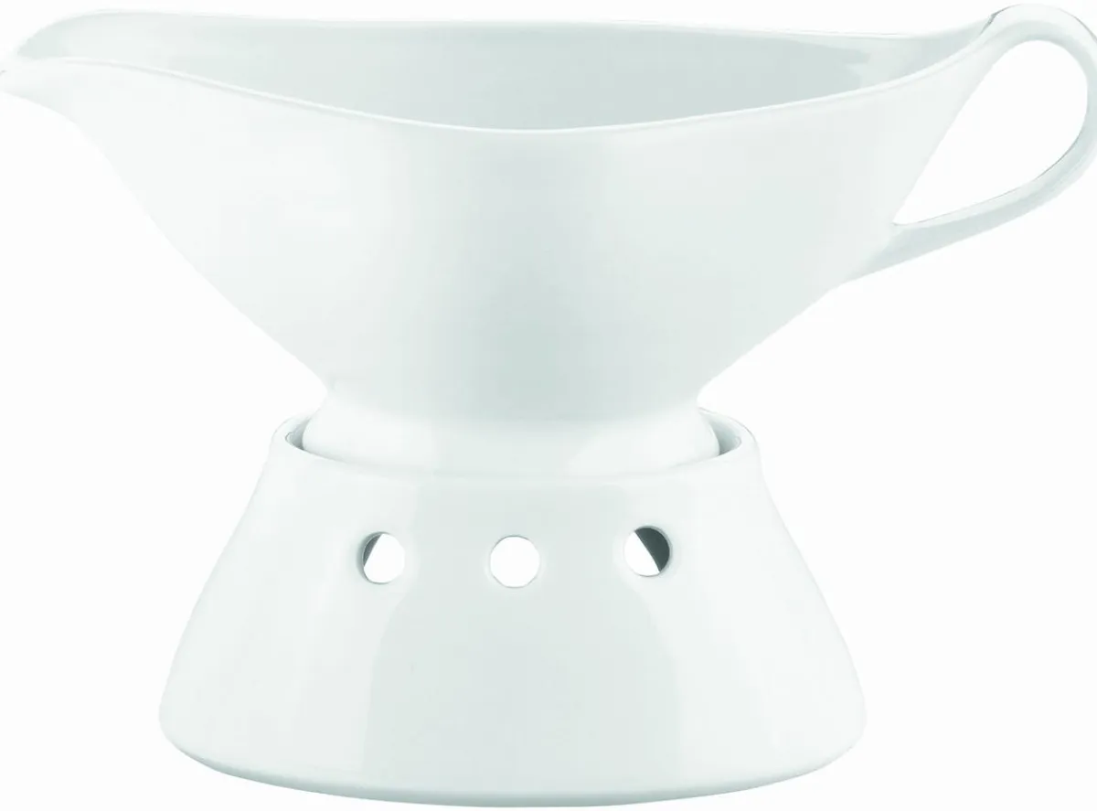 PILLIVUYT Saucière ovale blanc porcelaine culinaire Best