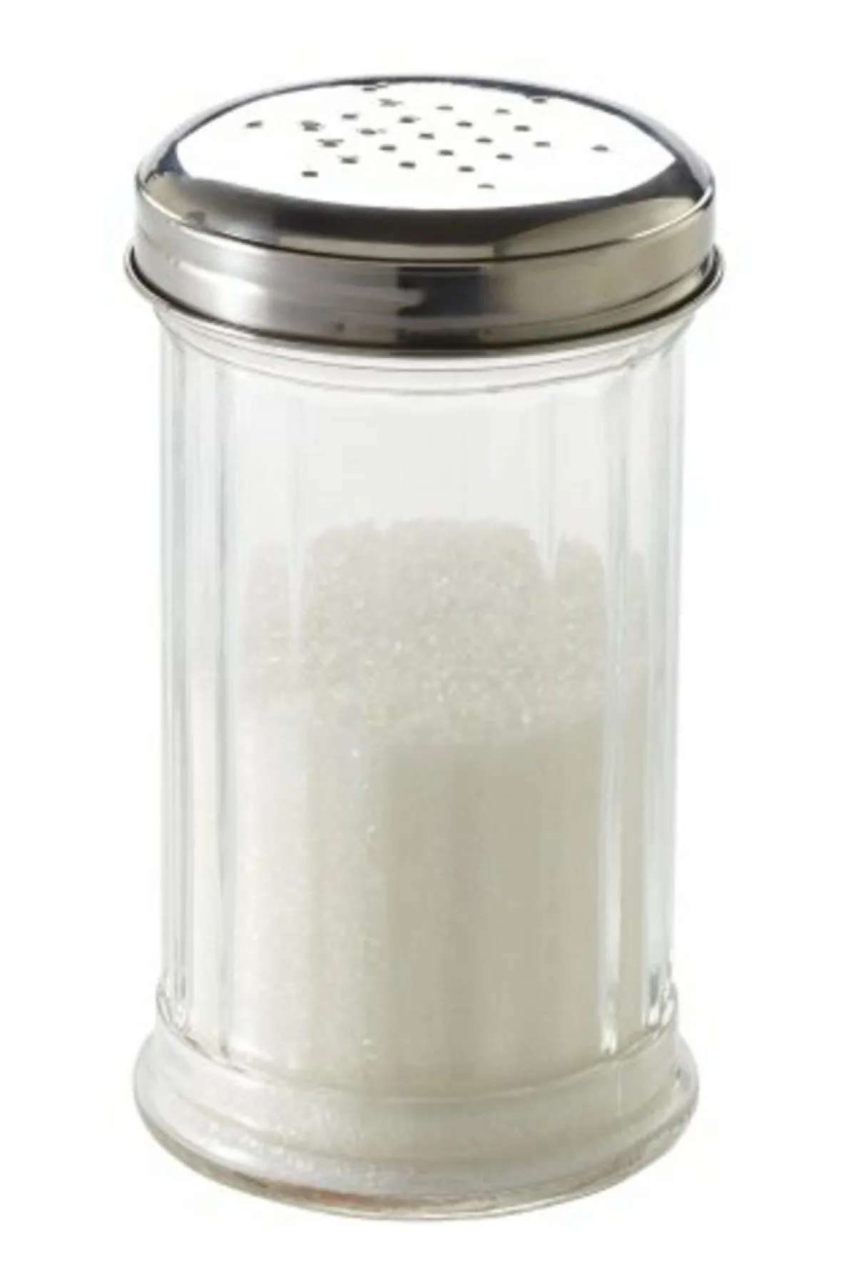 Saupoudreuse à sucre transparent Ø 7,5 cm 13,5 cm - PRO.MUNDI New