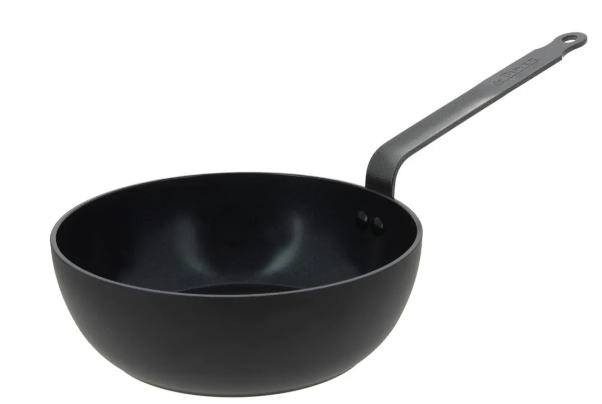 Sauteuse bombée aluminium Revêtement anti-adhésif Ø 24 cm 7,4 cm Ceranoa - DE BUYER Hot