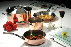 Sauteuse bombée cuivre inox Ø 24 cm 8,2 cm 3 L Prima Matera - DE BUYER
