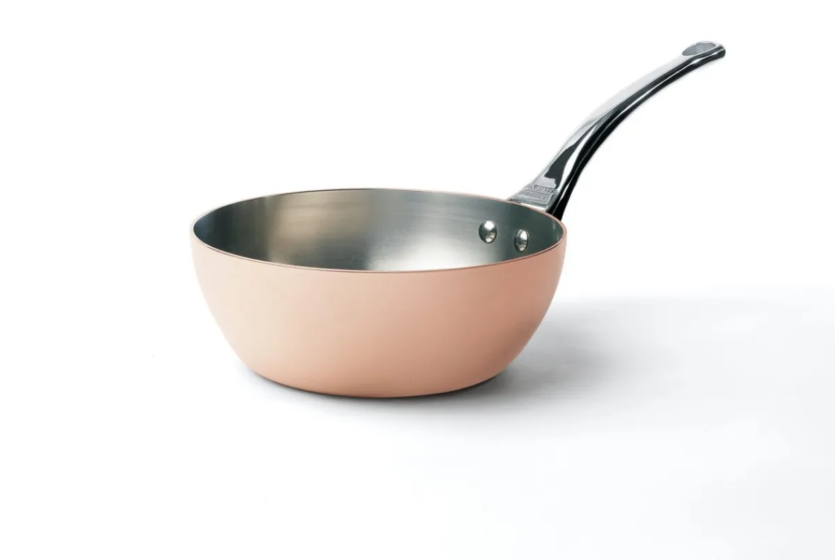 Sauteuse bombée cuivre inox Ø 24 cm 8,2 cm 3 L Prima Matera - DE BUYER