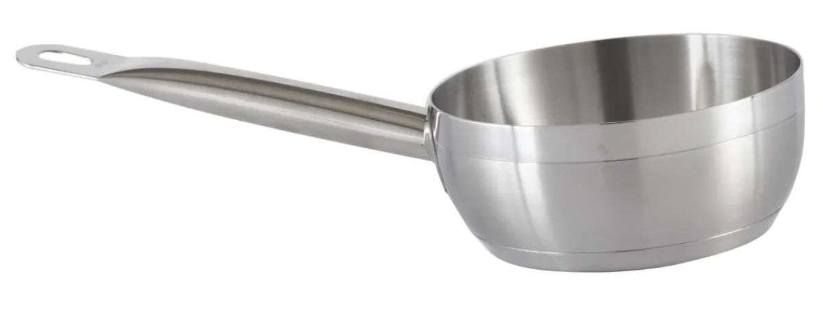 Sauteuse conique inox Ø 20 cm 7 cm 2,2 L Qualiplus - PRO.COOKER New