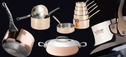 DE BUYER Sauteuse droite cuivre inox Ø 24 cm 6,6 cm 3 L Prima Matera Online