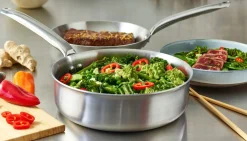 Sauteuse droite inox Ø 28 cm 14 cm 4,6 L Alchimy - DE BUYER Clearance