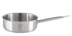 Sauteuse droite inox Ø 32 cm 10,5 cm 8,4 L Qualiplus - PRO.COOKER Outlet
