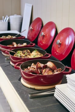 Sauteuse fonte d'acier Ø 24 cm 11,6 cm 2,4 L Chistera - STAUB Clearance