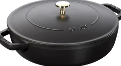 Sauteuse fonte d'acier Ø 28 cm 12,6 cm 3,7 L Chistera - STAUB Outlet