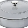 Sauteuse fonte d'acier Ø 24 cm 11,6 cm 2,4 L Chistera - STAUB Clearance