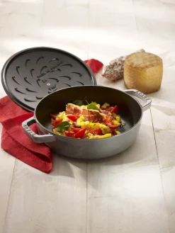 Sauteuse fonte d'acier Ø 24 cm 11,6 cm 2,4 L Chistera - STAUB Clearance