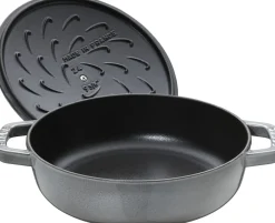 Sauteuse fonte d'acier Ø 24 cm 11,6 cm 2,4 L Chistera - STAUB Clearance