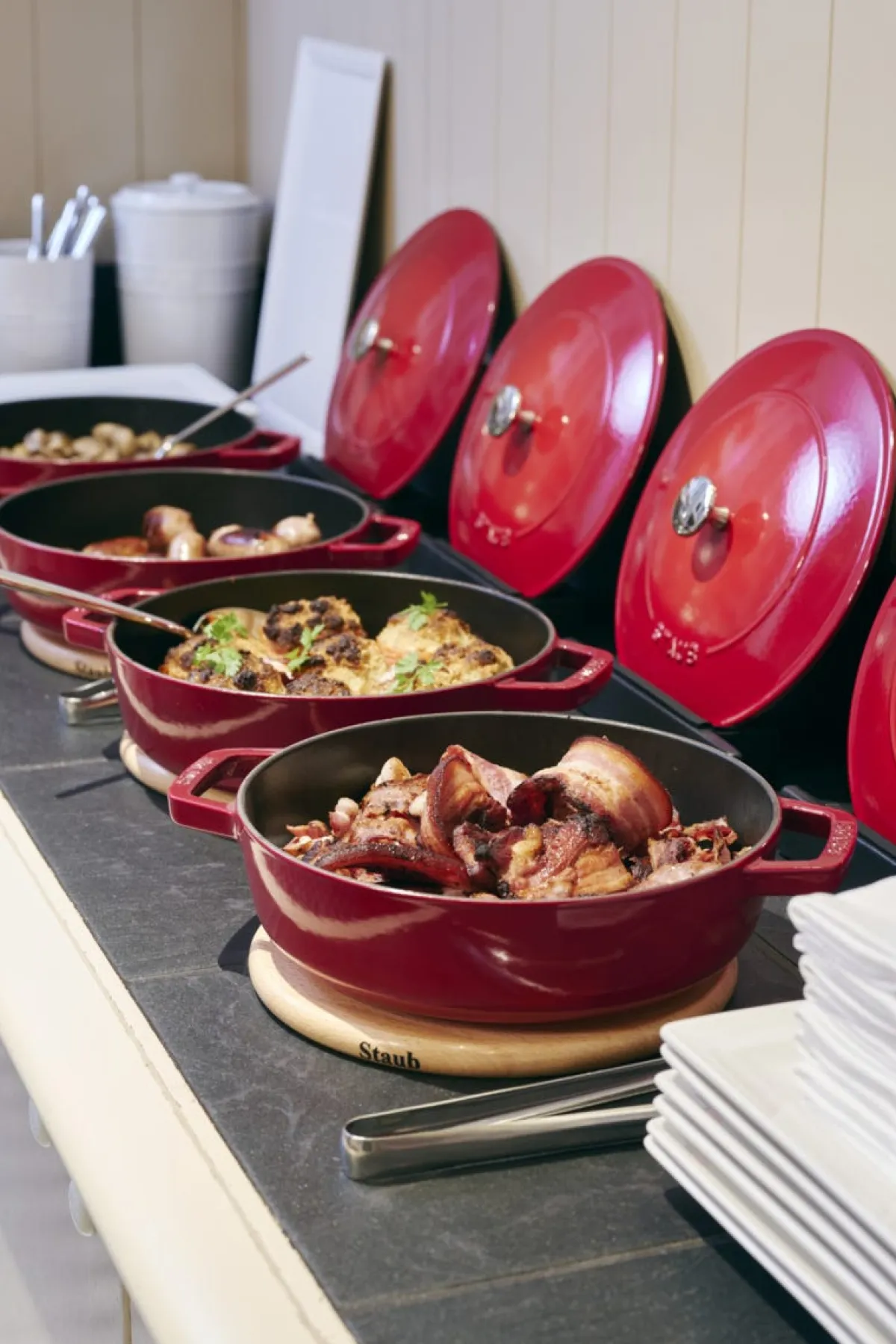 Sauteuse fonte d'acier Ø 28 cm 12,6 cm 3,7 L Chistera - STAUB Sale