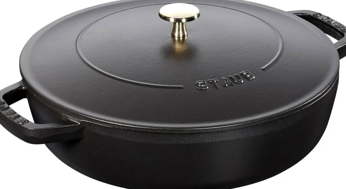 Sauteuse fonte d'acier Ø 24 cm 11,6 cm 2,4 L Chistera - STAUB Online
