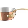 MAUVIEL Sauteuse évasée droite cuivre inox Ø 24 cm 9 cm 2,9 L M'200 B Hot