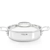 DE BUYER Sautoir inox Sans revêtement Avec couvercle Ø 28 cm 10 cm 4,9 L Affinity Best