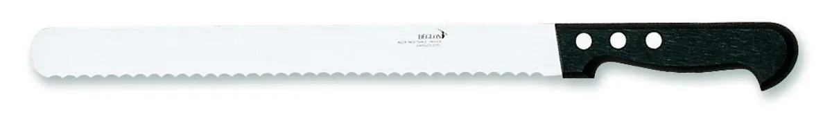 Scie à tourte 25 cm inox ABS crantée - DEGLON Best