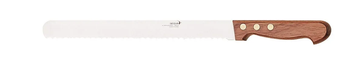 Scie à tourte 35 cm inox bois crantée - DEGLON
