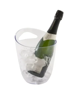 PRO.MUNDI Seau à bouteille transparent 20,5x19x25 cm 3 L Discount