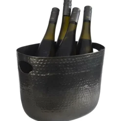 Seau à champagne acier 23,5x30x23 cm - APS New