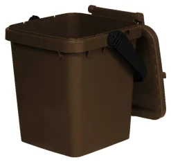 PROBBAX Seau à compost plastique 20 L marron Discount