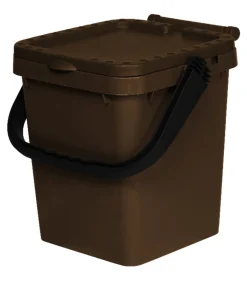 PROBBAX Seau à compost plastique 20 L marron Discount