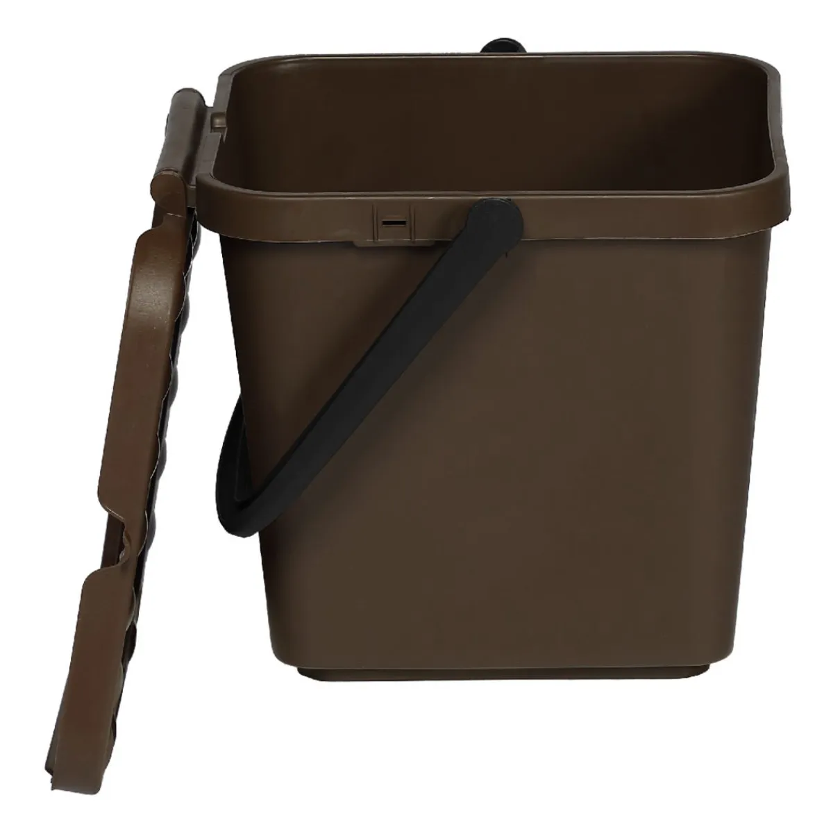 PROBBAX Seau à compost plastique 7 L marron Outlet