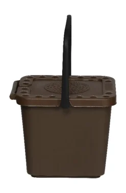 PROBBAX Seau à compost plastique 7 L marron Outlet