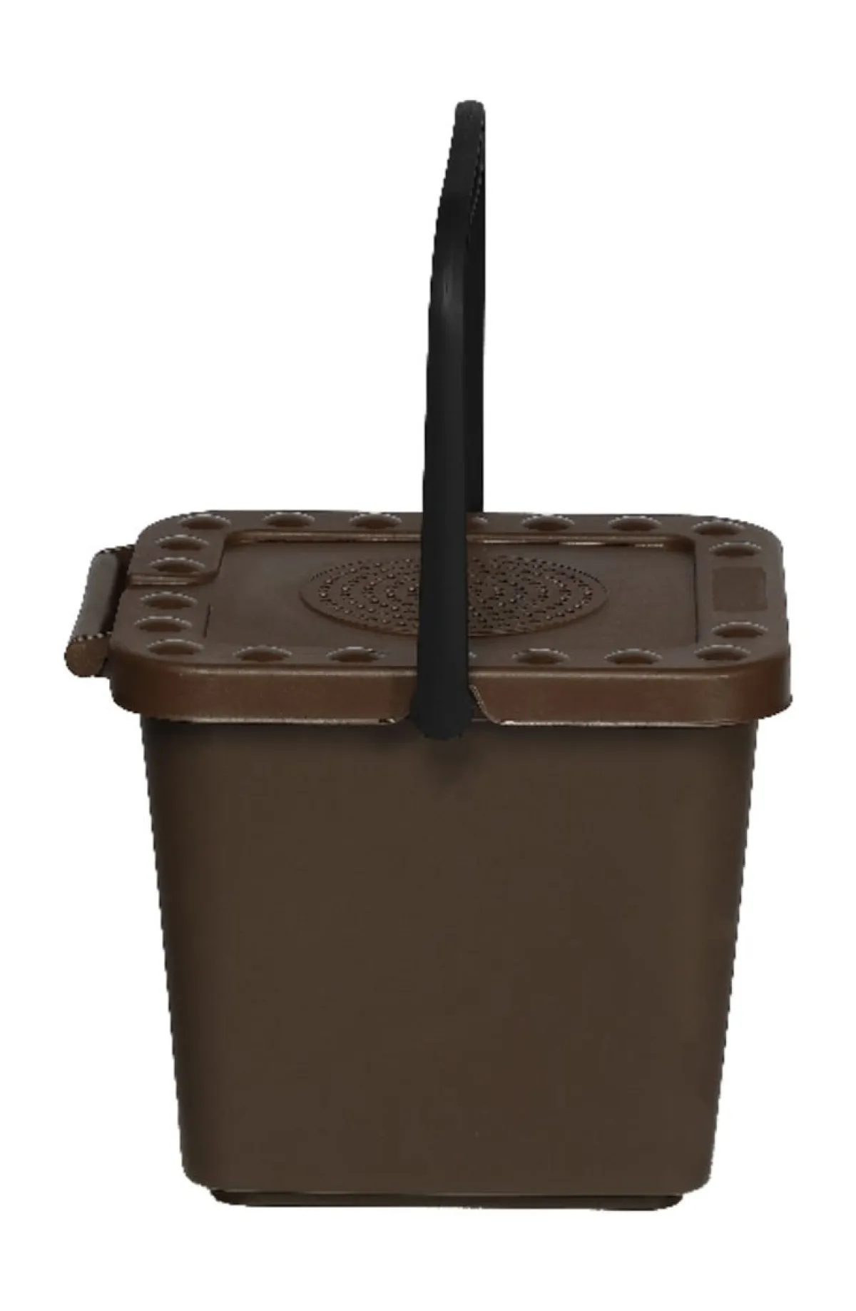 PROBBAX Seau à compost plastique 7 L marron Outlet