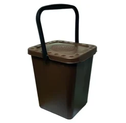 Seau à compost plastique 10 L marron - PROBBAX Outlet
