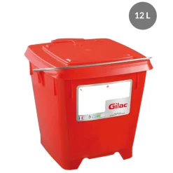 Seau rouge 12 L - GILAC Best