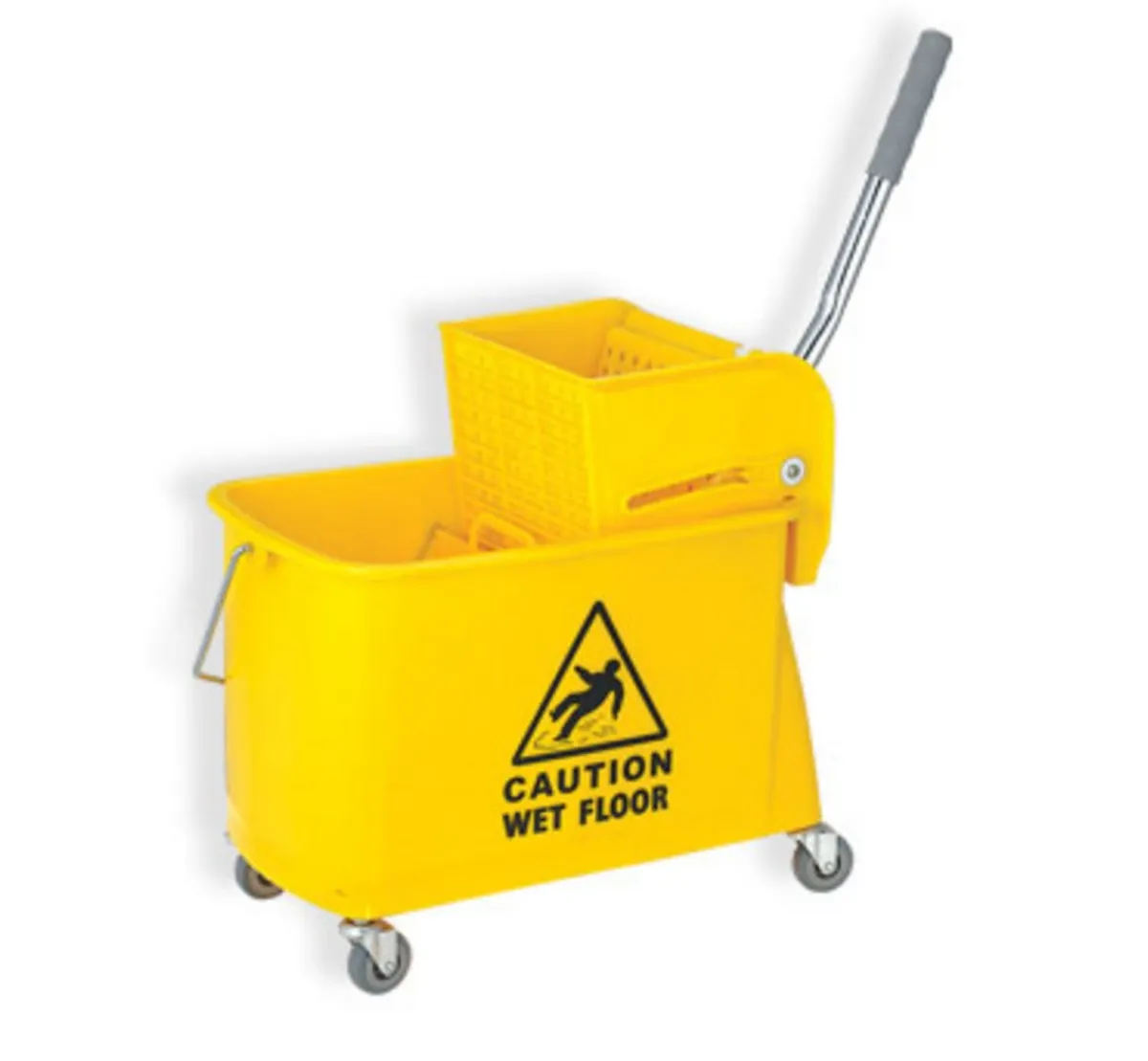 Seau à roulettes avec presse à plat 20 L - Aucune Clearance