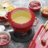 Service à fondue fonte d'acier Ø 16 cm 21,7x16,7x8,4 cm 1,1 L - STAUB