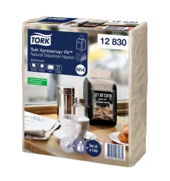 TORK Serviette beige ouate de cellulose 21,3x16,5 cm (720 pièces) Sale
