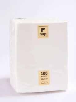 ESSENTIALS COLLECTION Serviette blanc ouate de cellulose 39x30 cm (100 pièces) Online