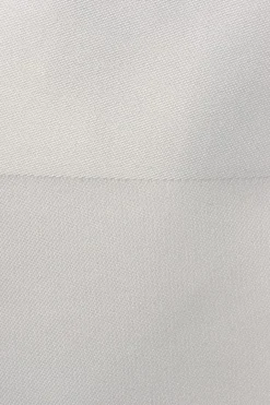 DENANTES Serviette carré blanc coton Bande Satin Outlet