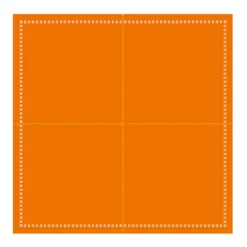 Serviette carré orange coton 20x20 cm Oxstal (1000 pièces) - EARTH ESSENTIALS Hot