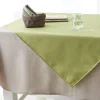 SONOLYS Serviette carré taupe polyester Demilys New