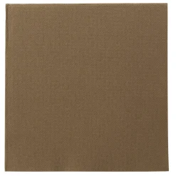 Serviette chocolat ouate de cellulose 38x38 cm Lisah (50 pièces) - PRO.MUNDI Outlet