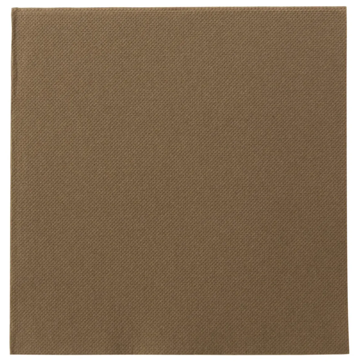 Serviette chocolat ouate de cellulose 38x38 cm Lisah (50 pièces) - PRO.MUNDI Outlet