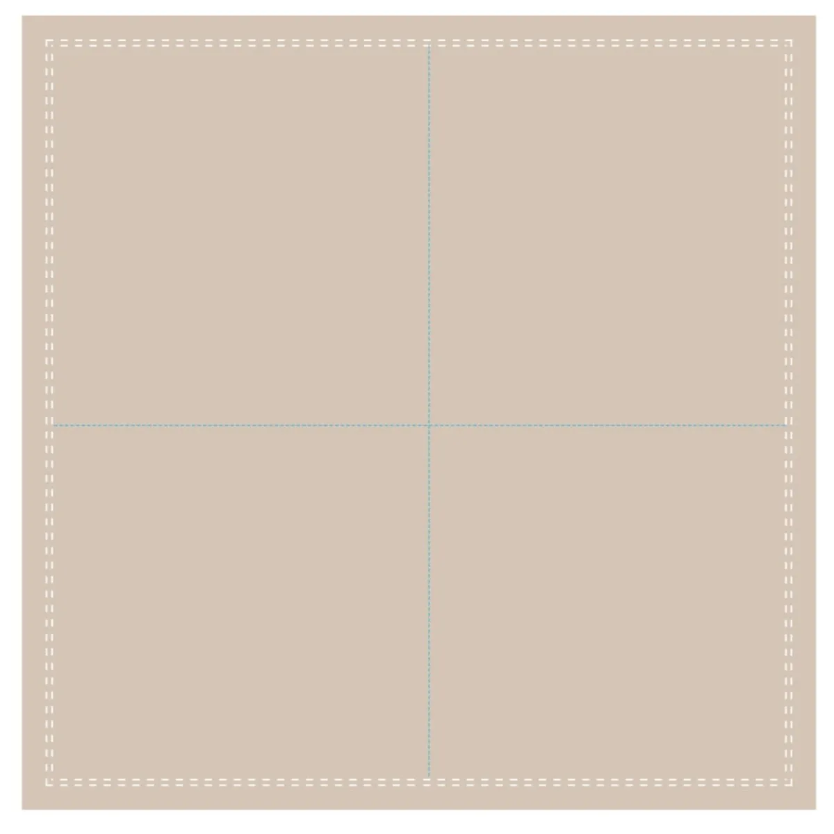 Serviette cocktail carré grège coton 20x20 cm Oxstal (1000 pièces) - EARTH ESSENTIALS New