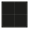 Serviette cocktail carré noir coton 20x20 cm Oxstal (1000 pièces) - EARTH ESSENTIALS Hot