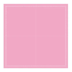 Serviette cocktail carré rose coton 20x20 cm Oxstal (1000 pièces) - EARTH ESSENTIALS Discount
