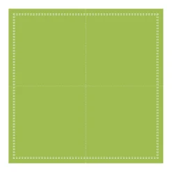 Serviette cocktail carré vert coton 20x20 cm Oxstal (1000 pièces) - EARTH ESSENTIALS Hot