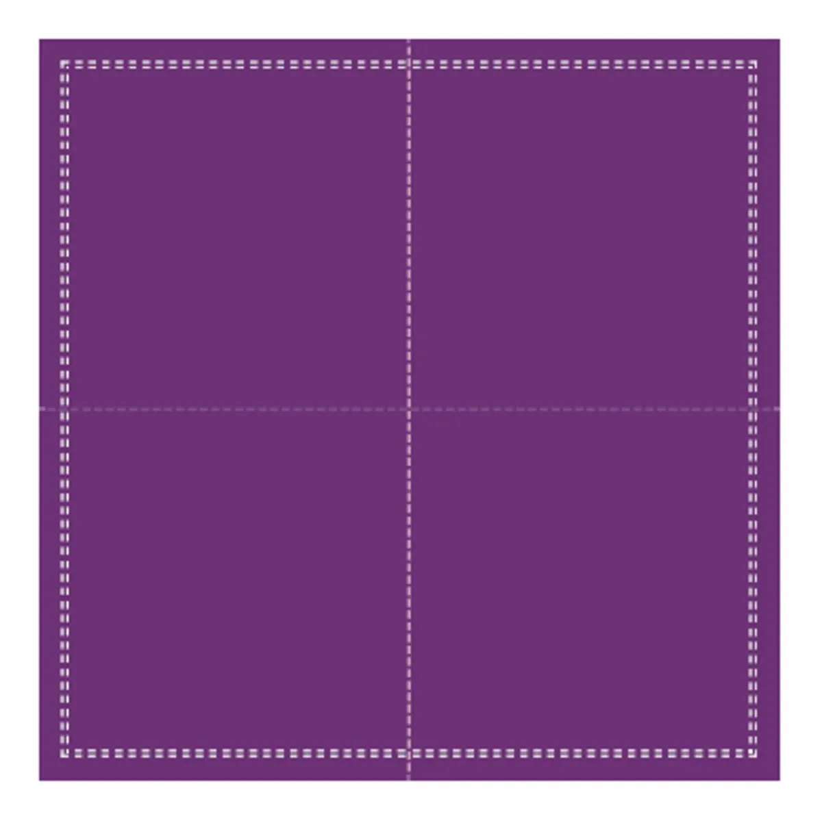 EARTH ESSENTIALS Serviette cocktail carré violet coton 20x20 cm Oxstal (1000 pièces) Online
