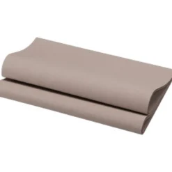 Serviette grège non tissé 40x40 cm Bio soft (60 pièces) - DUNI Discount