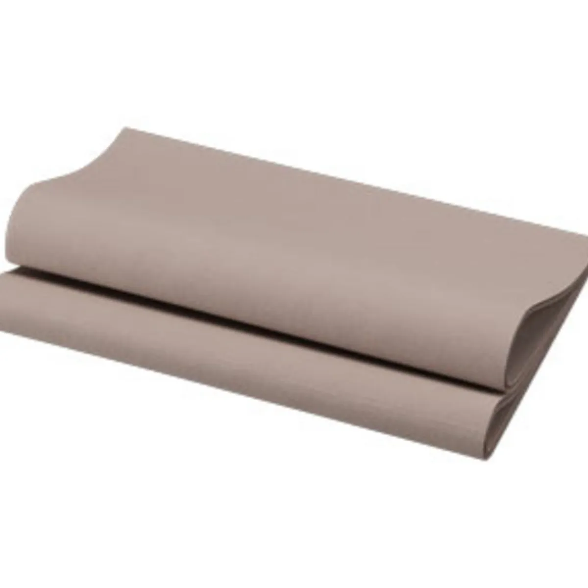 Serviette grège non tissé 40x40 cm Bio soft (60 pièces) - DUNI Discount