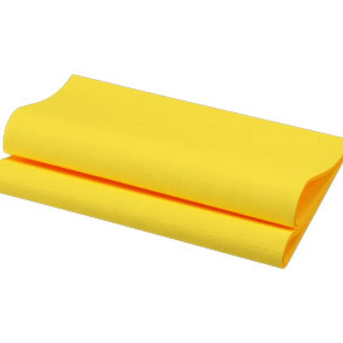 DUNI Serviette jaune non tissé 40x40 cm Bio soft (60 pièces) Clearance