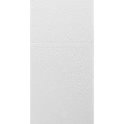 Serviette lunch rond blanc non tissé 40x40 cm pliée en 8 Basik Soft (50 pièces) - ESSENTIALS COLLECTION Online