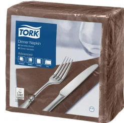 TORK Serviette marron ouate de cellulose 39x39 cm (150 pièces)