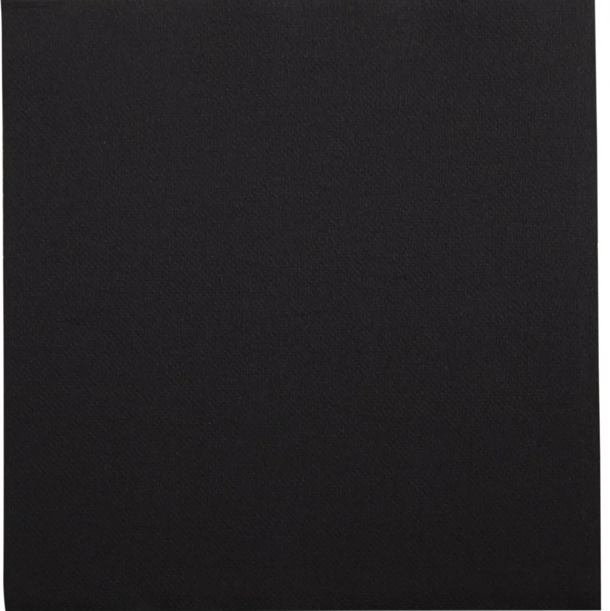 PRO.MUNDI Serviette noir ouate de cellulose 38x38 cm Lisah (50 pièces)
